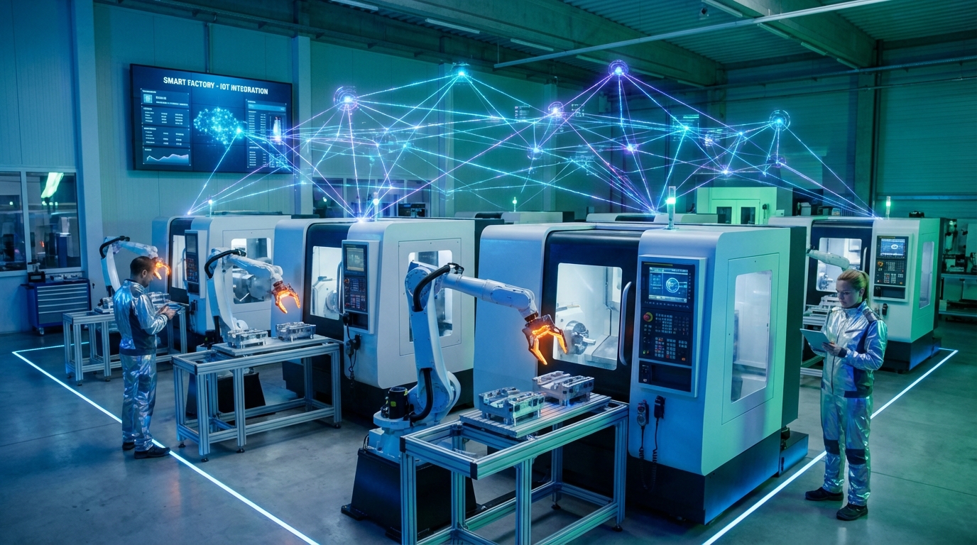 Sanayide Dijital Dönüşüm: Endüstri 4.0 ve CNC
